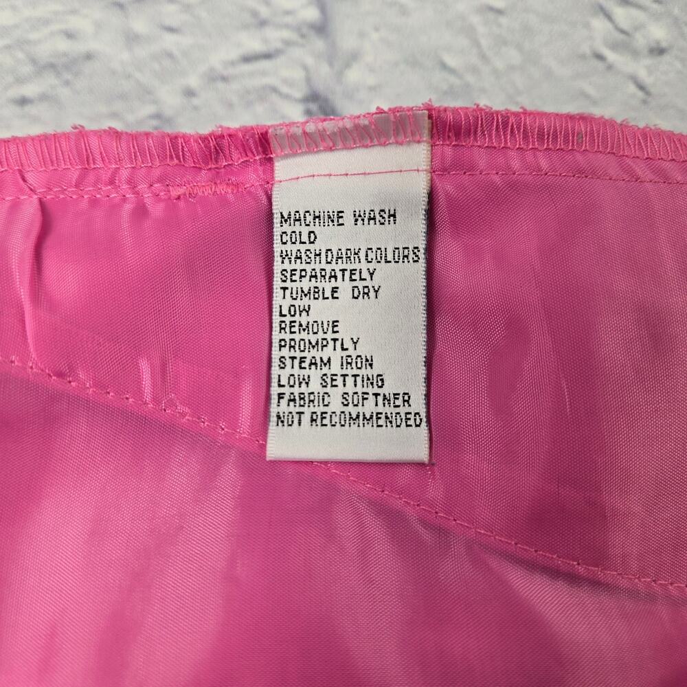 Disney Golf Collection Pink Super High Rise Shorts Resort Preppy size 10 - Picture 10 of 14